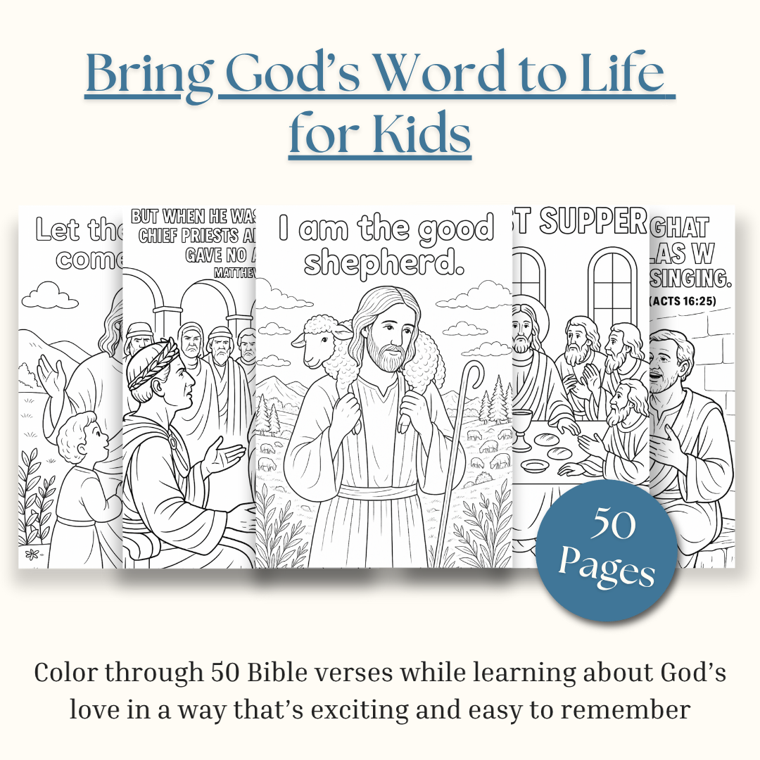 Biblical coloring book