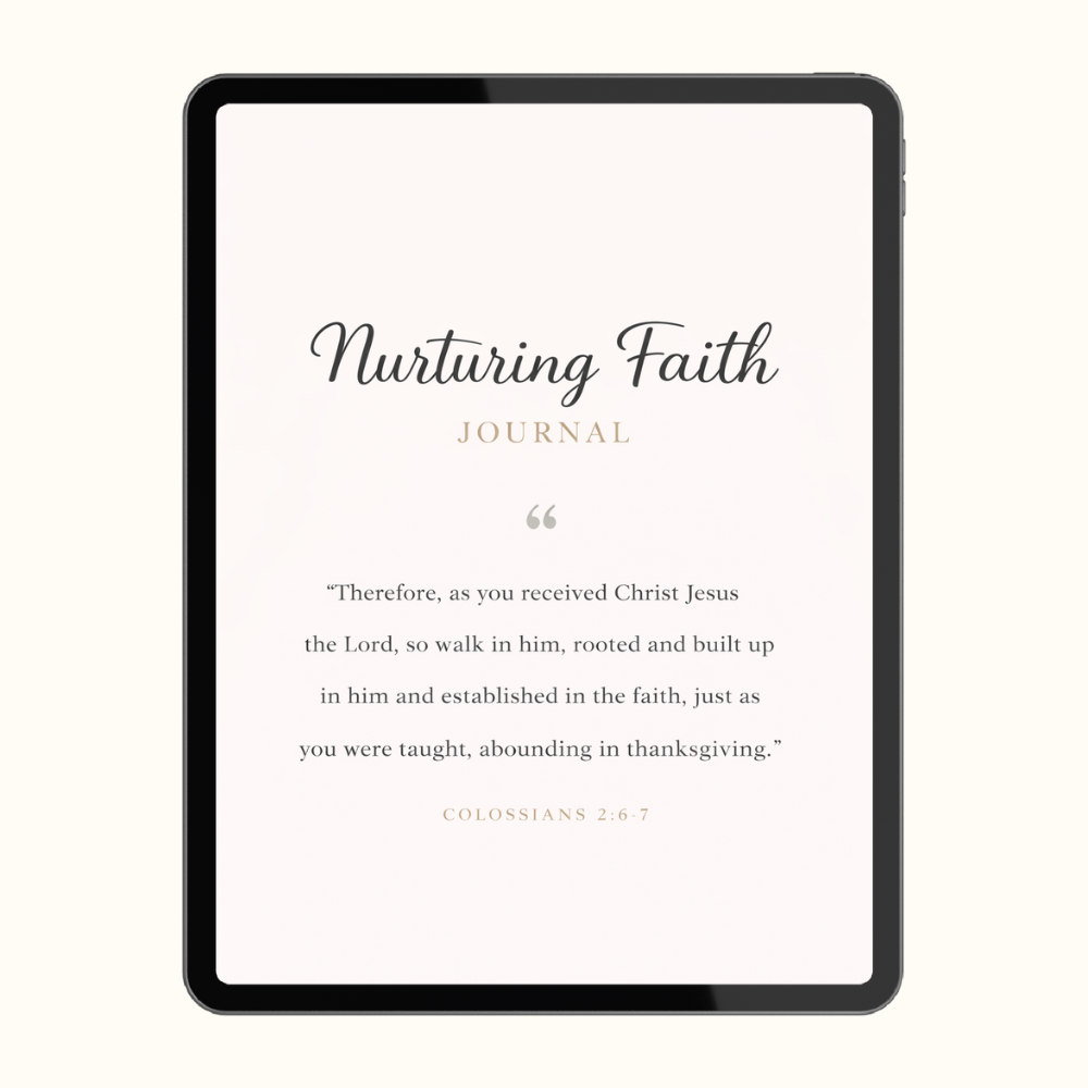 Nurturing Faith Journal