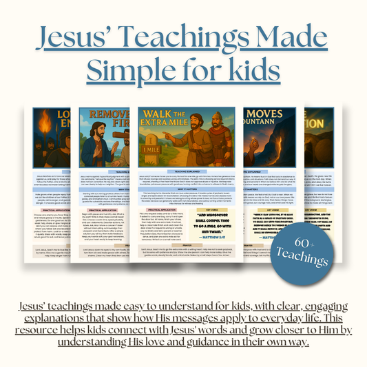 Jesus's teachings made simple for kids